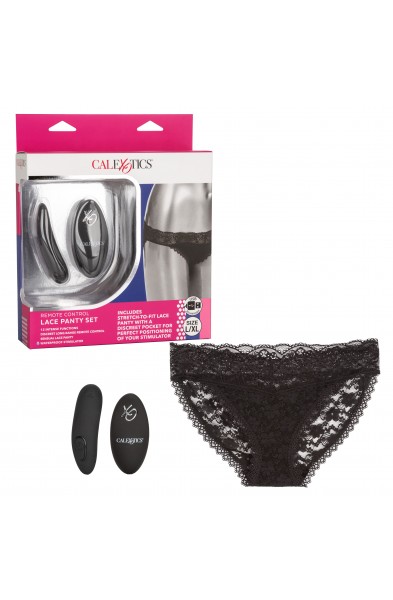 Remote Control Lace Panty Set - L/xl