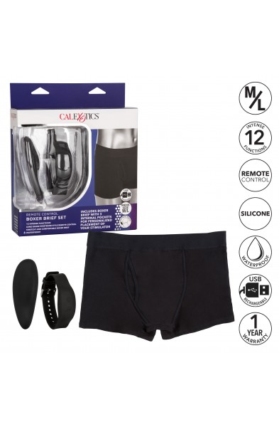 Remote Control Boxer Brief Set - M/l