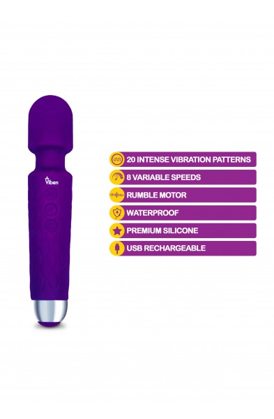 Tempest - Intense Wand Massager - Violet