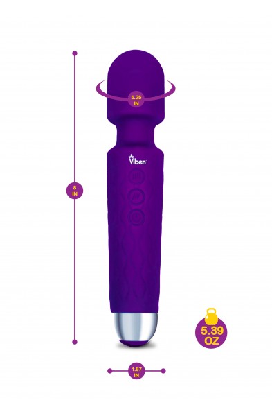 Tempest - Intense Wand Massager - Violet