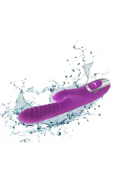 Frenzy - Rabbit Vibe With Clitoral Suction - Berry