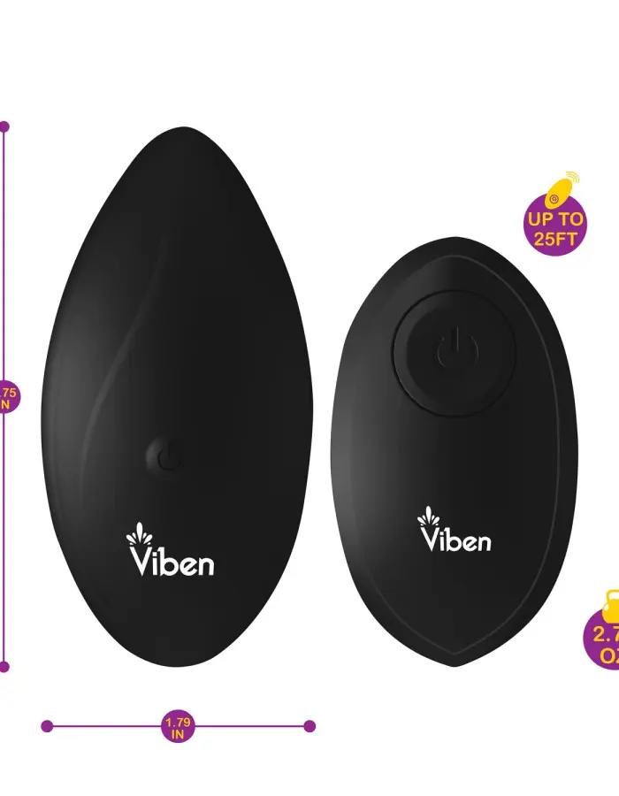 Racy Remote Panty Vibe - Black