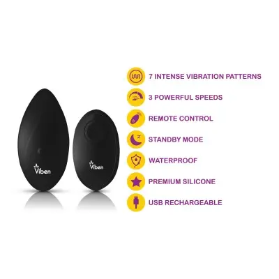 Racy Remote Panty Vibe - Black