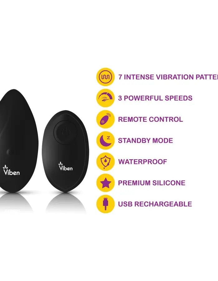 Racy Remote Panty Vibe - Black