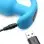 21x Silicone Butt Plug With Remote - Blue