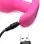 21x Silicone Swirl Plug With Remote - Pink