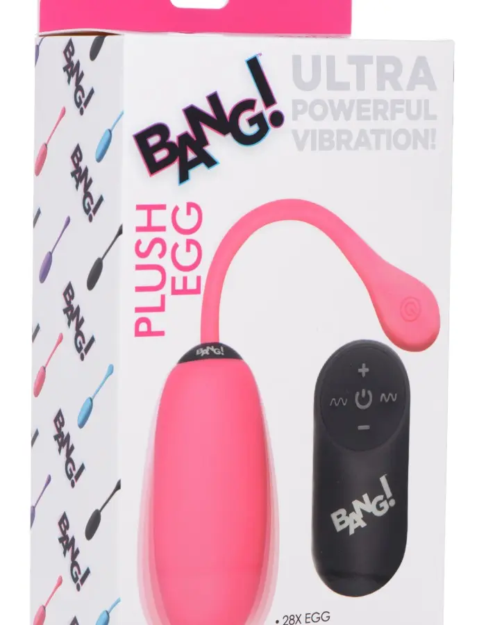 28x Plush Egg and Remote - Pink