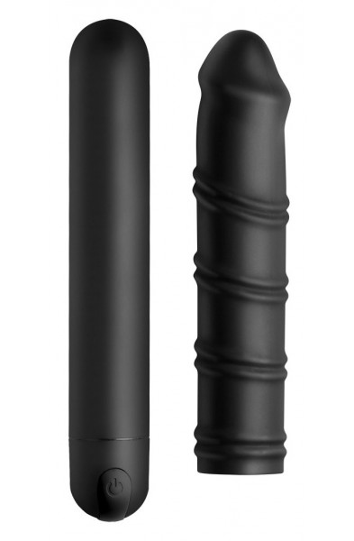 Xl Bullet and Swirl Sleeve - Black