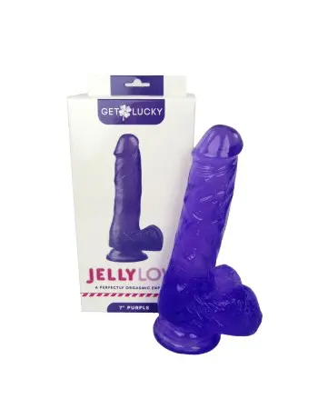 7 Inch Jelly Dong Purple