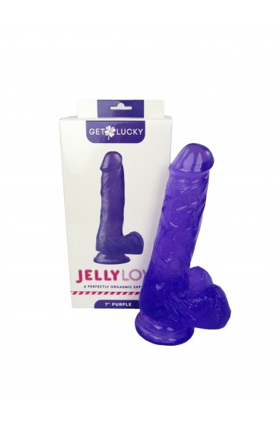 Get Lucky 7 Inch Jelly Love - Purple