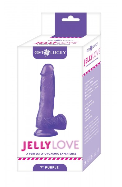 Get Lucky 7 Inch Jelly Love - Purple