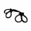 Silky Soft Double Rope Wrist Cuffs - Black
