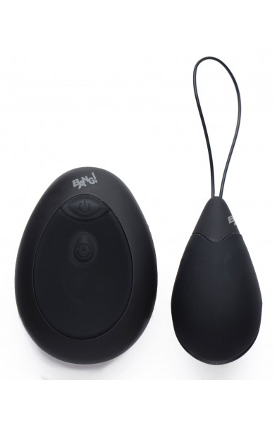 Bang - 10x Silicone Vibrating Egg - Black