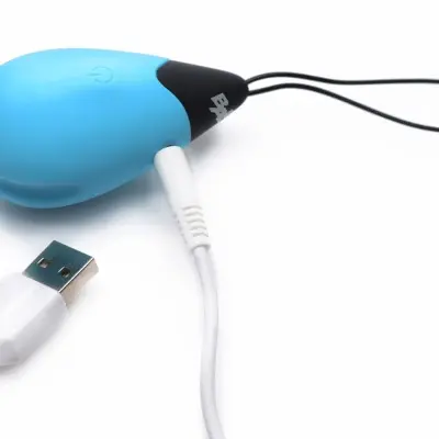 Bang - 10x Silicone Vibrating Egg - Blue