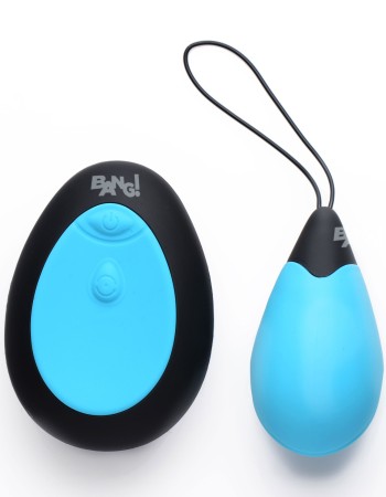Bang - 10x Silicone Vibrating Egg - Blue