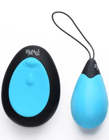 Bang - 10x Silicone Vibrating Egg - Blue