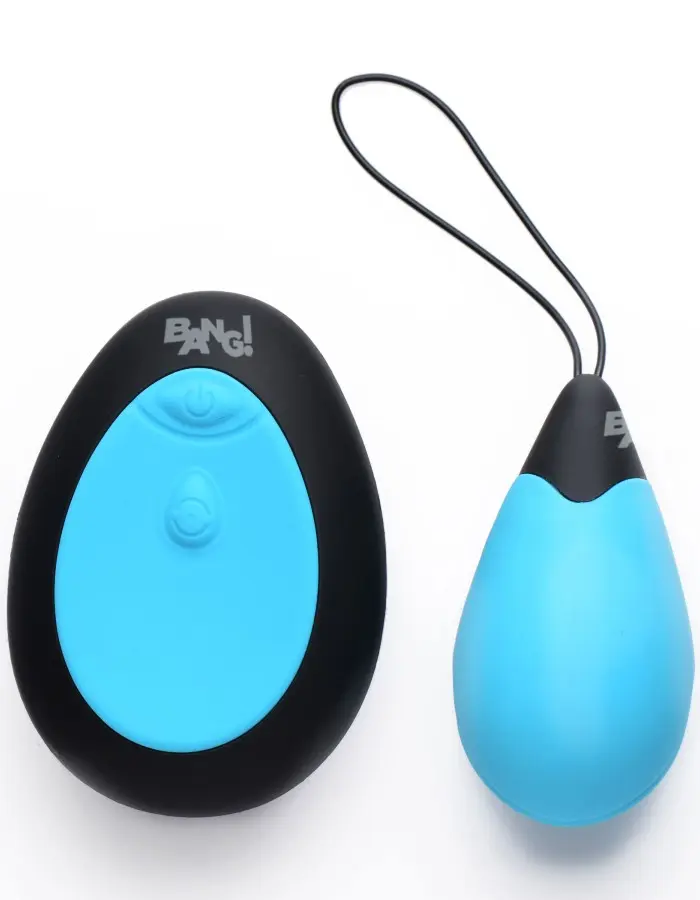 Bang - 10x Silicone Vibrating Egg - Blue