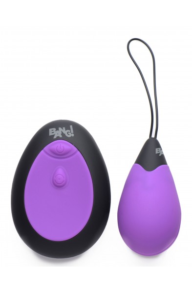 Bang - 10x Silicone Vibrating Egg - Purple