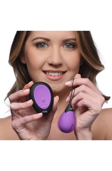 Bang - 10x Silicone Vibrating Egg - Purple