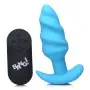 21x Silicone Swirl Plug With Remote - Blue