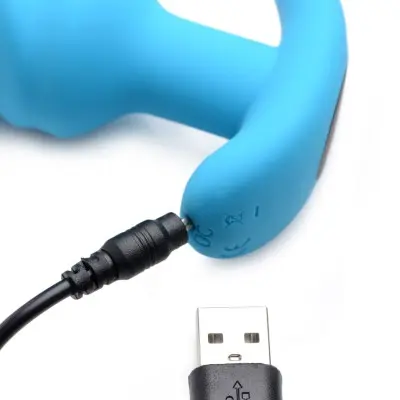 21x Silicone Swirl Plug With Remote - Blue
