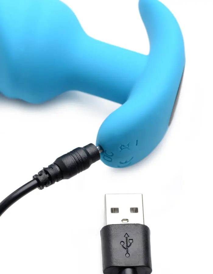 21x Silicone Swirl Plug With Remote - Blue