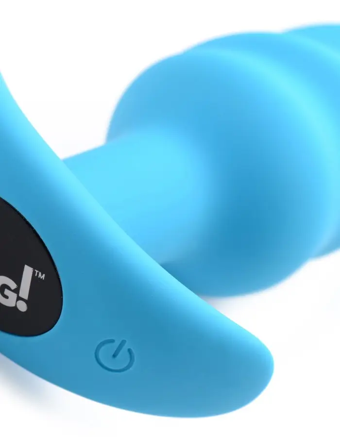 21x Silicone Swirl Plug With Remote - Blue