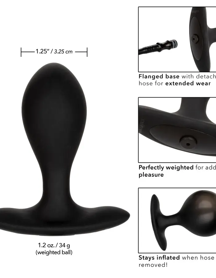 Weighted Silicone Inflatable Plug