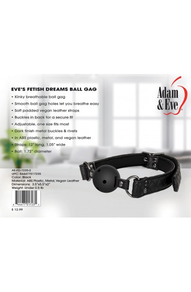 Eve's Fetish Dreams Ball Gag