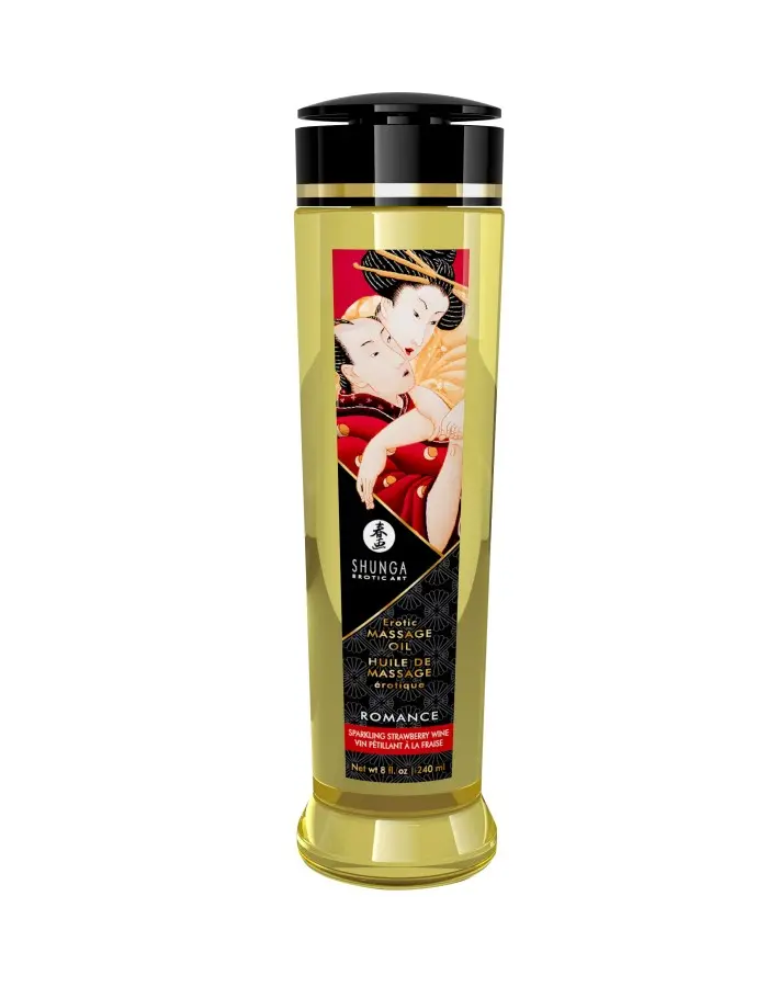 Massage Oils - Romance - 8 Fl. Oz. Sparkling Strawberry Wine