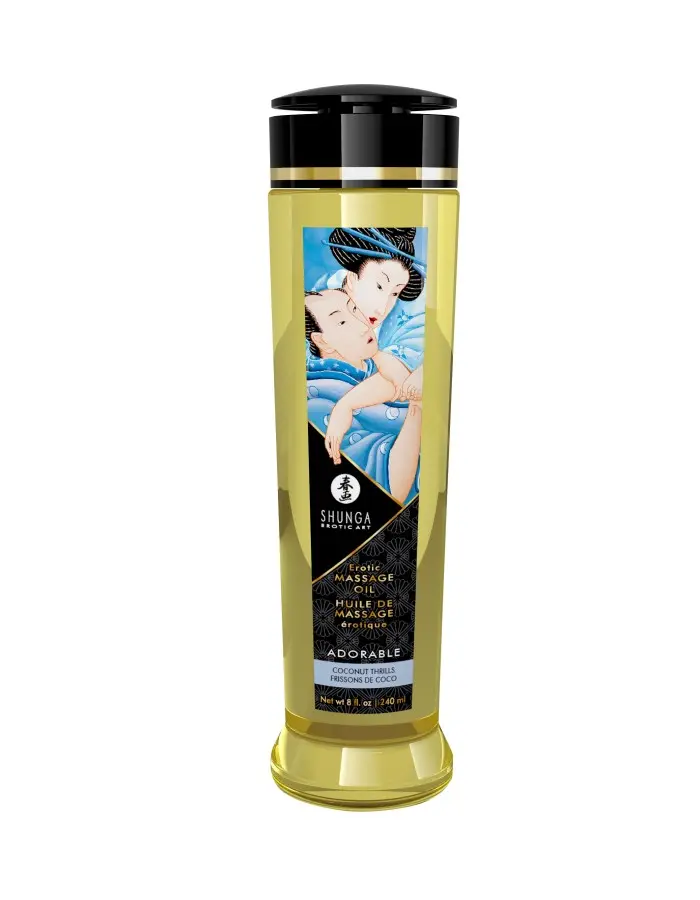 Massage Oils - Adorable 8 Fl. Oz. Coconut Thrills