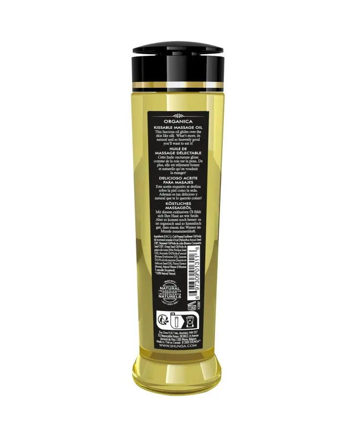 Organica Massage Oils - Green Tea - 8 Fl. Oz.