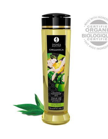 Organica Massage Oils - Green Tea - 8 Fl. Oz.