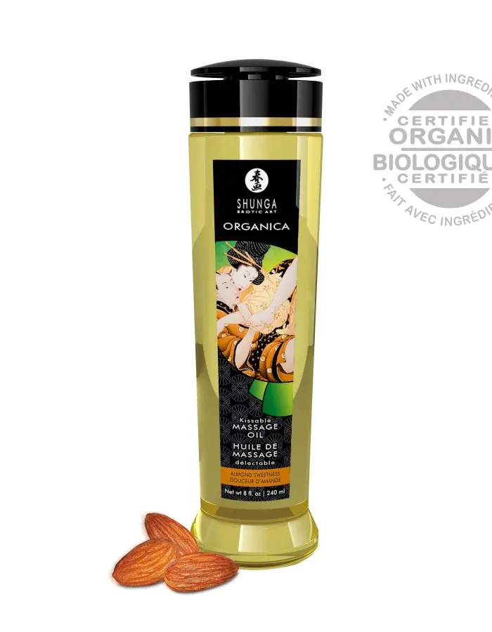 Organica Massage Oils - Almond Sweetness - 8 Fl. Oz.