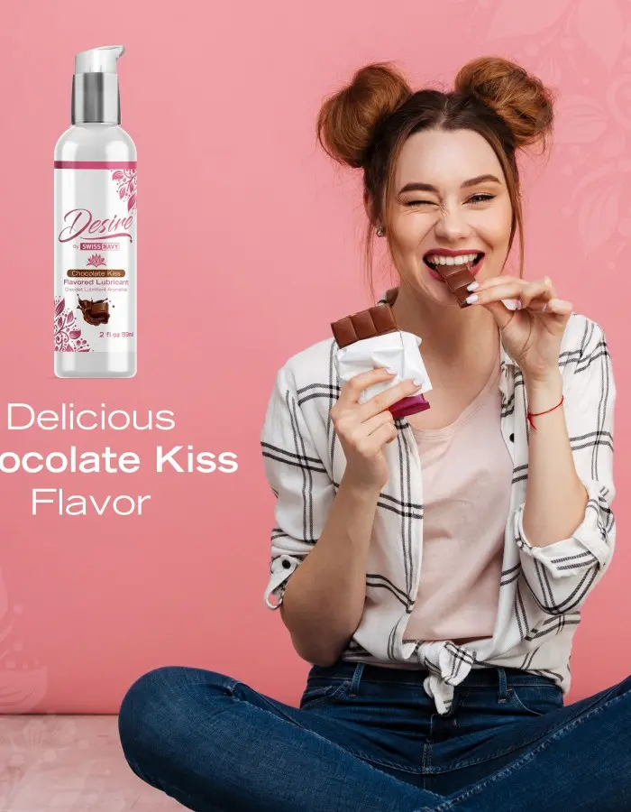 Desire - Flavored Lubricant - Chocolate Kiss - 2  Fl. Oz.