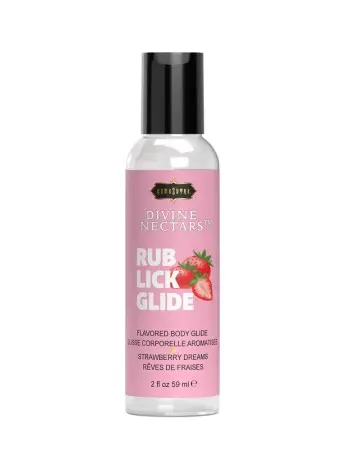 Divine Nectars Flavored Body Glide - Strawberry Dreams - 2 Fl. Oz./ 59ml