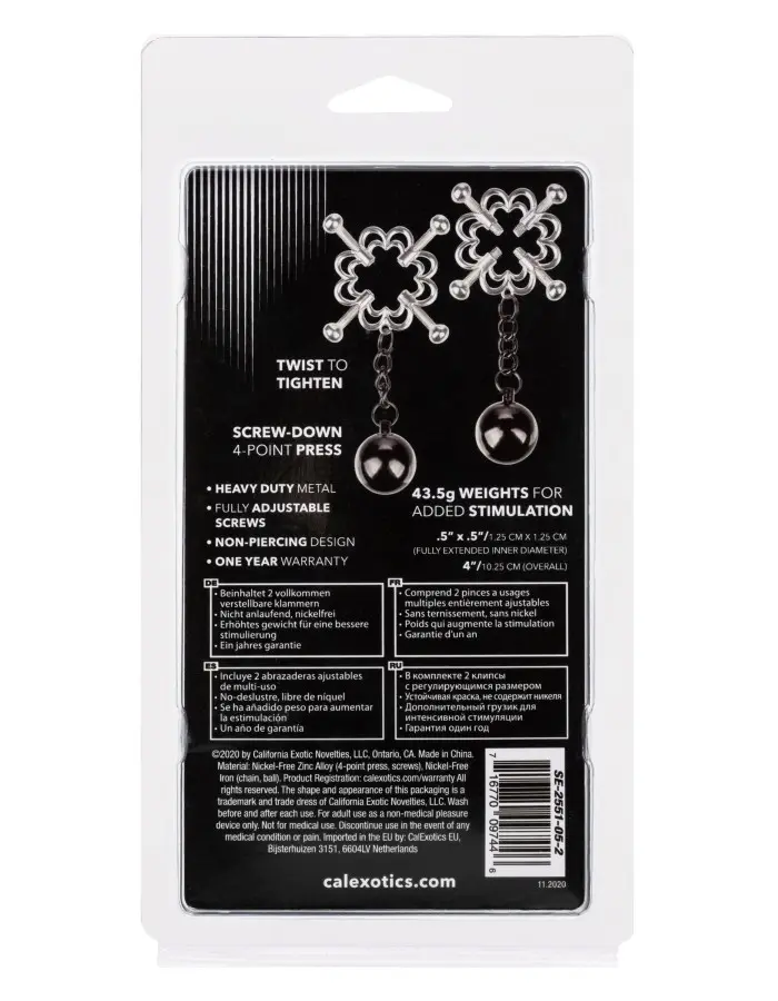 Nipple Grips 4-Point Weighted Nipple Press