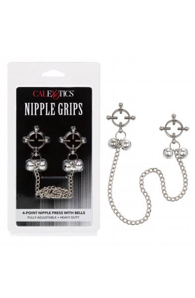 Nipple Grips 4-Point Nipple Press With Bells