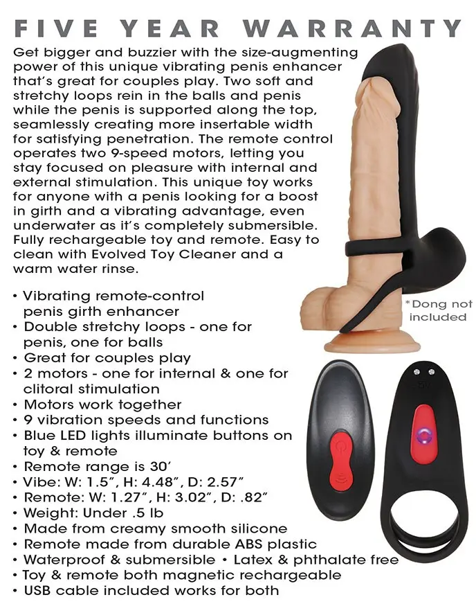 Vibrating Girth Enhancer