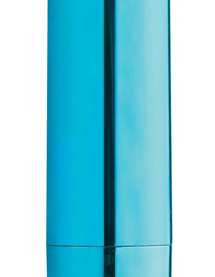 10x Rechargeable Vibrating Metallic Bullet - Blue