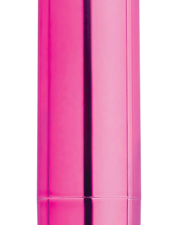 10x Rechargeable Vibrating Metallic Bullet - Pink