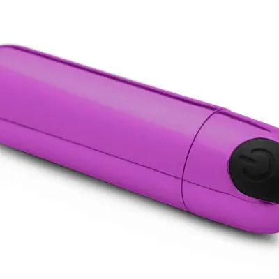 10x Rechargeable Vibrating Metallic Bullet - Purple