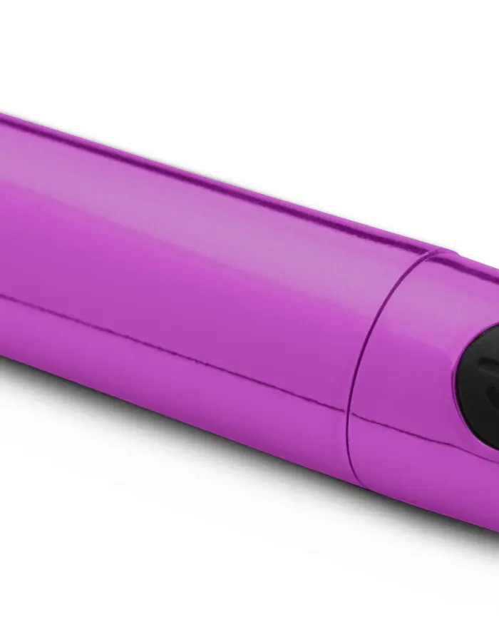 10x Rechargeable Vibrating Metallic Bullet - Purple