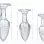 Glitter Gem Anal Plug Set - Silver