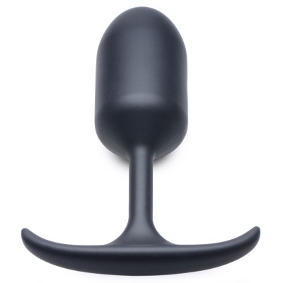 Premium Silicone Weighted Anal Plug - Large