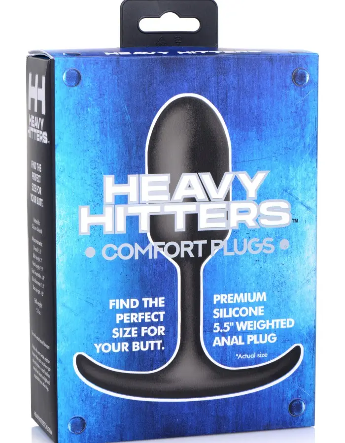 Premium Silicone Weighted Anal Plug - Medium