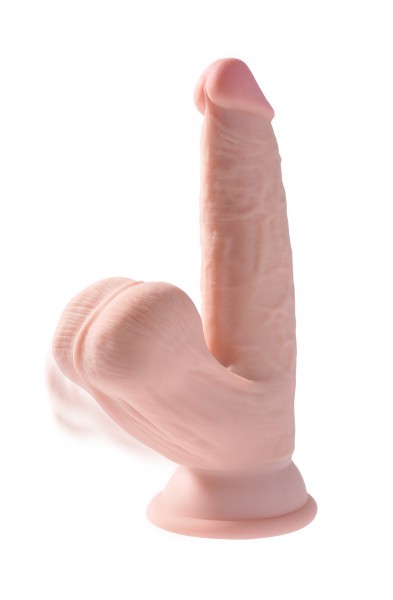 6 Inch Triple Density Cock With Swinging Balls