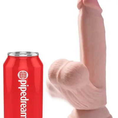 7 Inch Triple Density Cock With Swinging Balls - Light