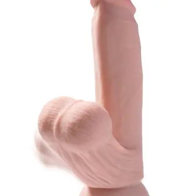 7 Inch Triple Density Cock With Swinging Balls - Light