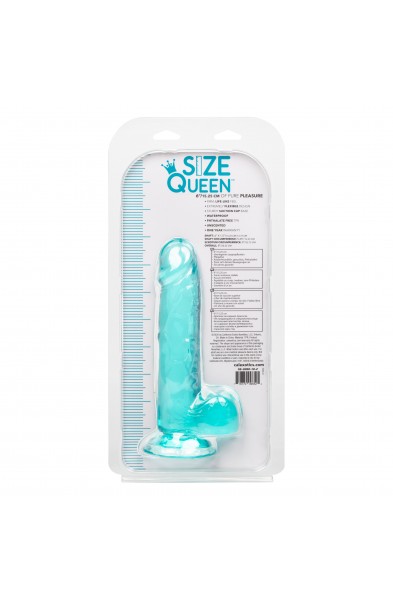 Size Queen 6 Inch - 15.25 Cm - Blue